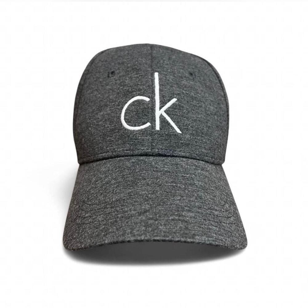 Minimalist Y2K Calvin Klein Charcoal “CK” Baseball Cap